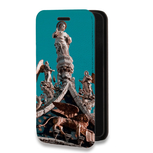 Дизайнерский горизонтальный чехол-книжка для Huawei Honor 50 Lite Венеция