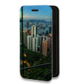 Дизайнерский горизонтальный чехол-книжка для Samsung Galaxy A73 5G Гонконг