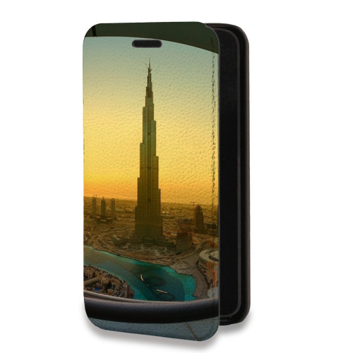 Дизайнерский горизонтальный чехол-книжка для Alcatel One Touch Idol 2 mini Дубаи
