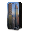 Дизайнерский горизонтальный чехол-книжка для Iphone 7 Дубаи