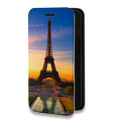 Дизайнерский горизонтальный чехол-книжка для Google Pixel 4 Париж
