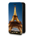 Дизайнерский горизонтальный чехол-книжка для Samsung Galaxy A32 Париж