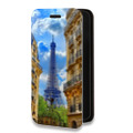 Дизайнерский горизонтальный чехол-книжка для Realme C11 Париж