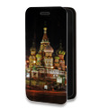 Дизайнерский горизонтальный чехол-книжка для Huawei P40 Lite E Москва