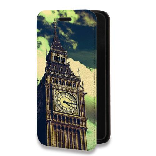 Дизайнерский горизонтальный чехол-книжка для Realme 7 Pro Лондон