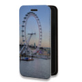 Дизайнерский горизонтальный чехол-книжка для Nokia X10 Лондон