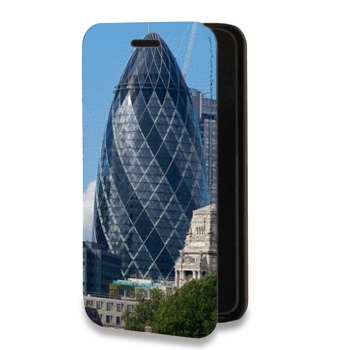 Дизайнерский горизонтальный чехол-книжка для Huawei P20 Лондон (на заказ)