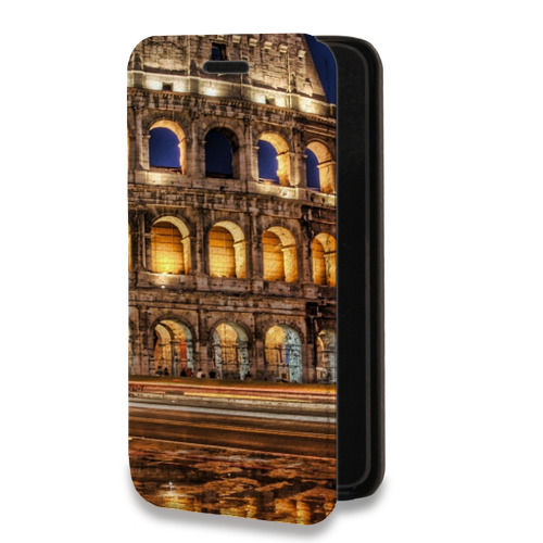 Дизайнерский горизонтальный чехол-книжка для Samsung Galaxy A72 Рим
