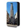 Дизайнерский горизонтальный чехол-книжка для Iphone 7 Нью-Йорк
