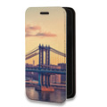 Дизайнерский горизонтальный чехол-книжка для Iphone 11 Pro Нью-Йорк