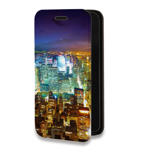 Дизайнерский горизонтальный чехол-книжка для Huawei Mate 10 Pro Нью-Йорк