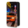 Дизайнерский горизонтальный чехол-книжка для Xiaomi RedMi Note 10 Pro Нью-Йорк