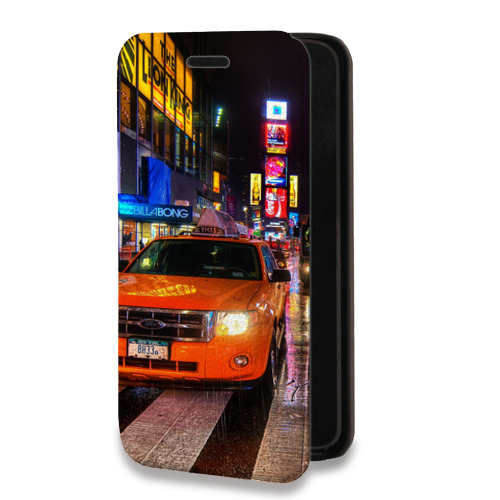 Дизайнерский горизонтальный чехол-книжка для Iphone 13 Нью-Йорк