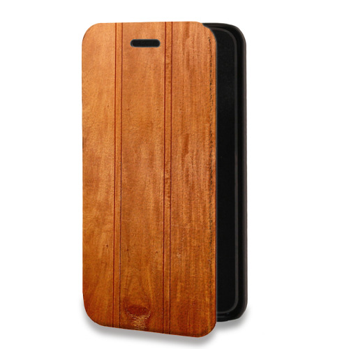 Дизайнерский горизонтальный чехол-книжка для Samsung Galaxy A51 Дерево