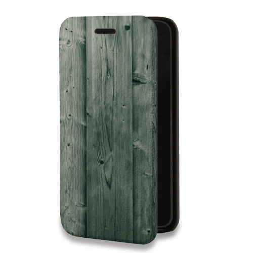 Дизайнерский горизонтальный чехол-книжка для Iphone 14 Pro Max Дерево