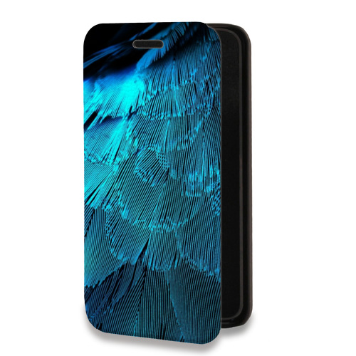 Дизайнерский горизонтальный чехол-книжка для Iphone 12 Pro Перья