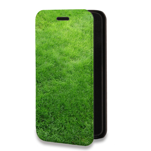 Дизайнерский горизонтальный чехол-книжка для Iphone 7 Plus / 8 Plus Трава