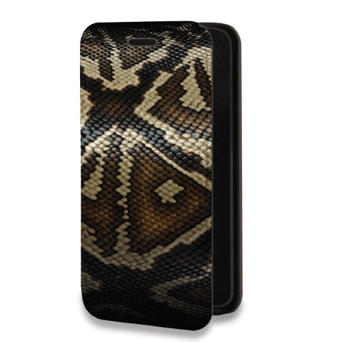 Дизайнерский горизонтальный чехол-книжка для Samsung Galaxy S10 Lite Кожа змей