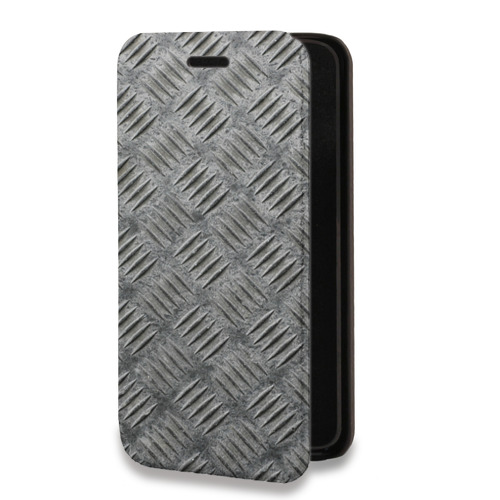Дизайнерский горизонтальный чехол-книжка для Iphone 14 Pro Max Металл