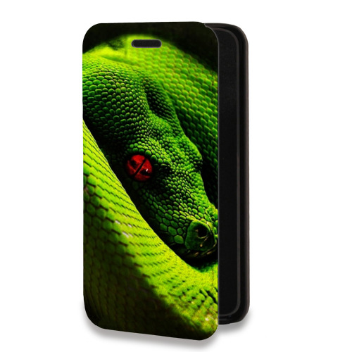 Дизайнерский горизонтальный чехол-книжка для Huawei P Smart (2019) Змеи