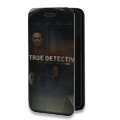Дизайнерский горизонтальный чехол-книжка для Realme 7 Настоящий детектив