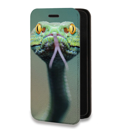 Дизайнерский горизонтальный чехол-книжка для Samsung Galaxy S10 Lite Змеи