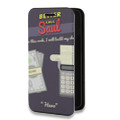 Дизайнерский горизонтальный чехол-книжка для Meizu M5 Лучше позвони Солу