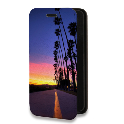 Дизайнерский горизонтальный чехол-книжка для Iphone 14 Блудливая калифорния