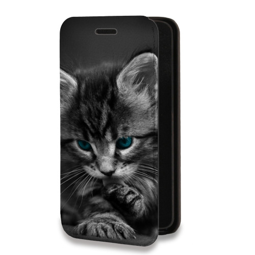 Дизайнерский горизонтальный чехол-книжка для Huawei P Smart (2021) Котята