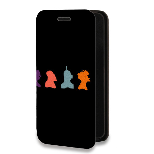 Дизайнерский горизонтальный чехол-книжка для Nokia 2.2 Футурама