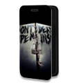 Дизайнерский горизонтальный чехол-книжка для Iphone 12 Pro Ходячие мертвецы
