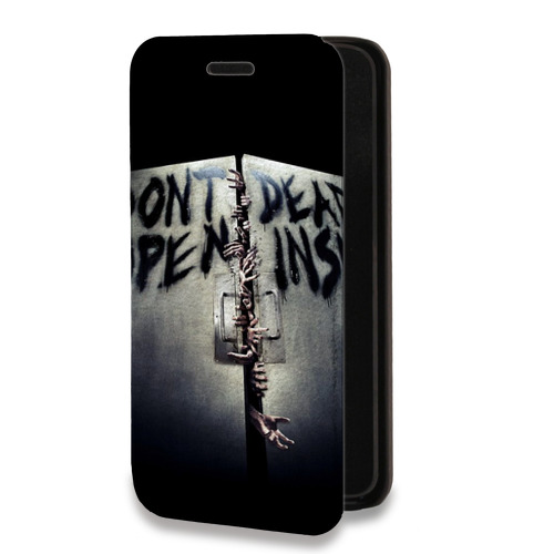 Дизайнерский горизонтальный чехол-книжка для Iphone 13 Pro Max Ходячие мертвецы