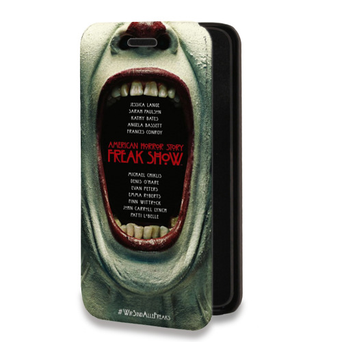 Дизайнерский горизонтальный чехол-книжка для Iphone 11 Pro Американская история ужасов