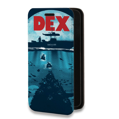 Дизайнерский горизонтальный чехол-книжка для Samsung Galaxy S20 FE Декстер