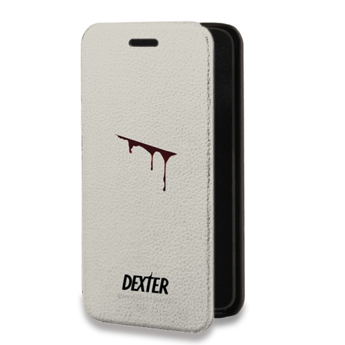 Дизайнерский горизонтальный чехол-книжка для Iphone 14 Pro Декстер