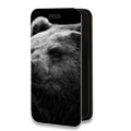 Дизайнерский горизонтальный чехол-книжка для Huawei Mate 10 Pro Медведи