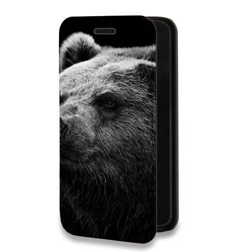 Дизайнерский горизонтальный чехол-книжка для Samsung Galaxy S21 Медведи