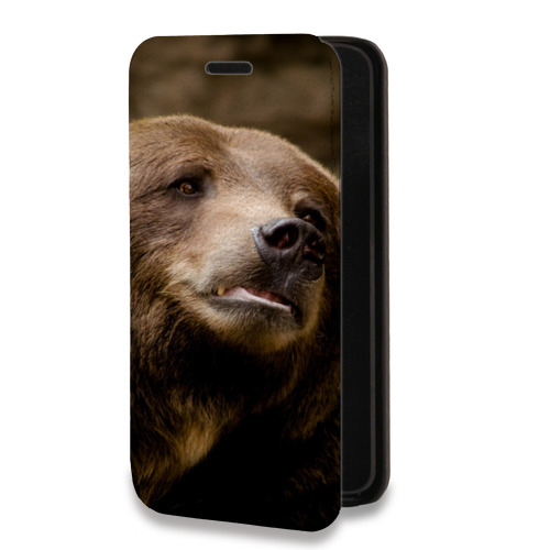Дизайнерский горизонтальный чехол-книжка для Iphone 11 Pro Медведи