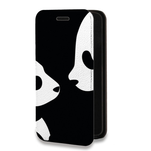 Дизайнерский горизонтальный чехол-книжка для Iphone 7 Plus / 8 Plus Панды