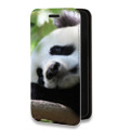 Дизайнерский горизонтальный чехол-книжка для Iphone 11 Pro Max Панды