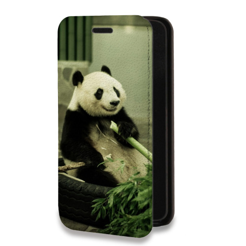 Дизайнерский горизонтальный чехол-книжка для Huawei Mate 30 Pro Панды