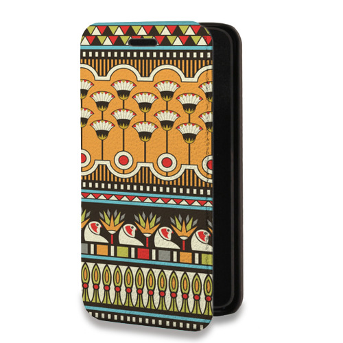 Дизайнерский горизонтальный чехол-книжка для Iphone 11 Pro Max Мультикультурная этника