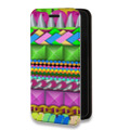 Дизайнерский горизонтальный чехол-книжка для Xiaomi Mi 11 Блестящее разноцветие