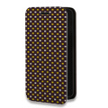 Дизайнерский горизонтальный чехол-книжка для Iphone 13 Mini Пчелиные узоры
