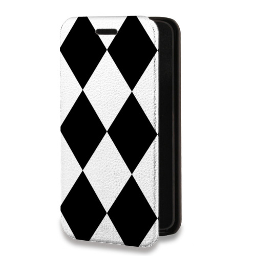 Дизайнерский горизонтальный чехол-книжка для Samsung Galaxy S9 Черно-белые фантазии
