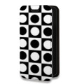 Дизайнерский горизонтальный чехол-книжка для Huawei P40 Lite E Черно-белые фантазии