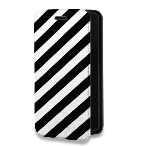 Дизайнерский горизонтальный чехол-книжка для Alcatel One Touch Idol 2 mini Черно-белые фантазии