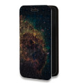 Дизайнерский горизонтальный чехол-книжка для Samsung Galaxy S9 Кожа хамелеона