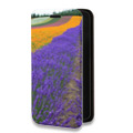 Дизайнерский горизонтальный чехол-книжка для Samsung Galaxy S9 Лаванда