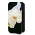 Дизайнерский горизонтальный чехол-книжка для Huawei Y5p Орхидеи